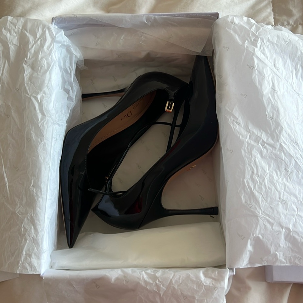 Black Dior heels size 38
